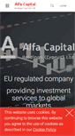 Mobile Screenshot of alfacapital.com.cy